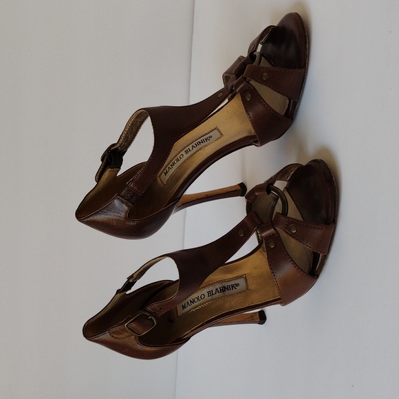 Manolo Blahnik, heels sandals,37 - Picture 9 of 13